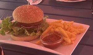 Vegan Burger   at Strandbuffet am Erlaufsee in Mariazell