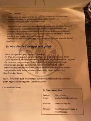   at An Chay in Leipzig