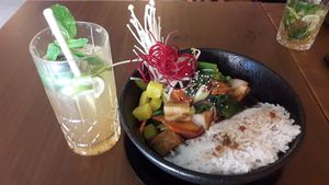 Rice bowl at An Chay in Leipzig