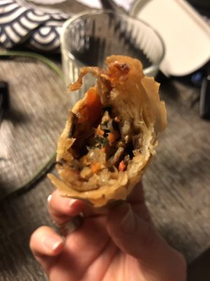 Spring roll close up   at An Chay in Leipzig