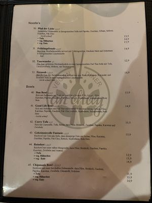 Menu 2  at An Chay in Leipzig