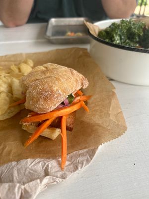 Tofu Banh Mi  at Forward Brewing in Annapolis