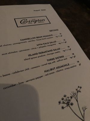 Apps  at The Covington Restaurant in Edgartown