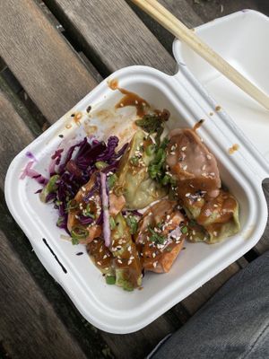 Vegan box dumplings at Han West in Berlin
