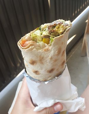 Kebab falafel (végétarien) at küBBan in Biel