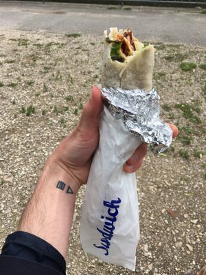 A delicious vegan dürüm at küBBan in Biel