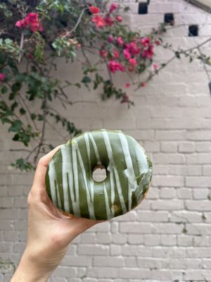 Matcha citrus donut   at Pudgy Donuts at Donut Papi in Marrickville