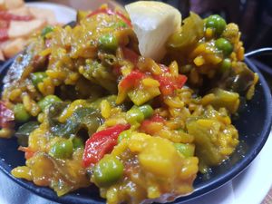 Arroz de verduras at El Coto in Newcastle Upon Tyne
