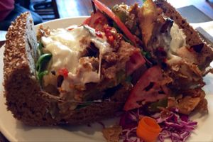 Philly Cheese Phake at Liquid Earth in Baltimore