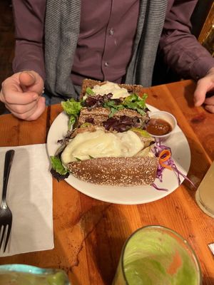 Philly cheese fake   at Liquid Earth in Baltimore