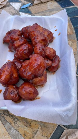 Bbq cauliflower wings!  at Dos Mas in Oak Bluffs