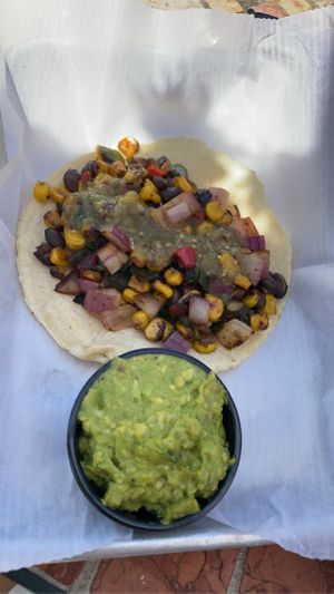 Taco:)  at Dos Mas in Oak Bluffs