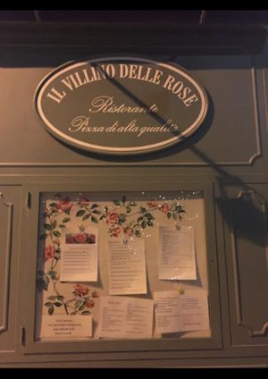 outside at Il Villino delle Rose in Valbrembo