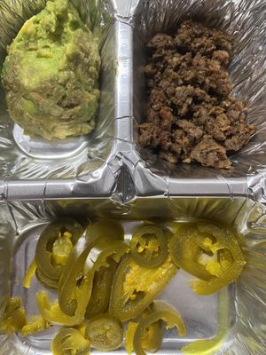 Nacho filling  at TLC Vegan Kitchen in Richardson