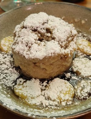 Bananas Foster Bread Pudding at TLC Vegan Kitchen in Richardson