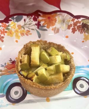 Country crisp apple pie (GF version)  at TLC Vegan Kitchen in Richardson