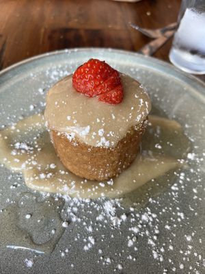 Buttery cream cupcake, do this! Delicious   at TLC Vegan Kitchen in Richardson