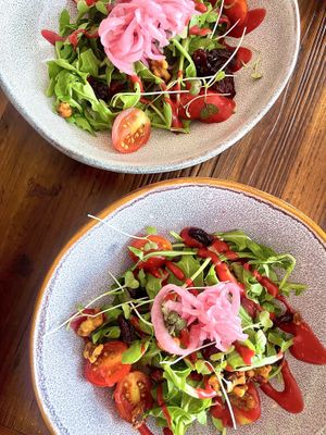 Summer Salad w Raspberry Vinaigrette   at TLC Vegan Kitchen in Richardson