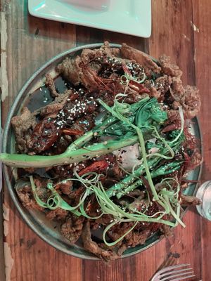 General Tso Mushroom  at TLC Vegan Kitchen in Richardson