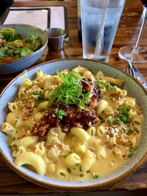 BBQ Mac n’ Cheese   at TLC Vegan Kitchen in Richardson