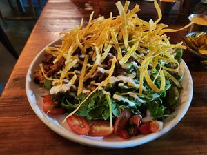 Macho Taco Salad at TLC Vegan Kitchen in Richardson