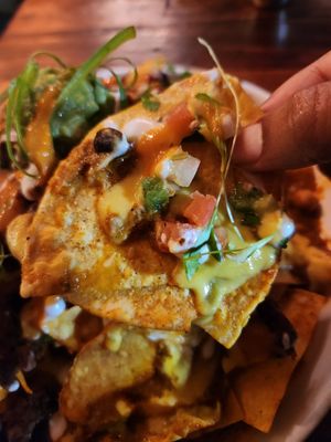Nachos at TLC Vegan Kitchen in Richardson