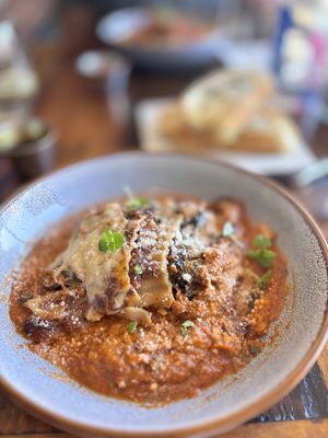 Famous lasagna! Wow!!! It’s a favorite on the menu and I can see why. It does have a little bit of a kick so if you don’t do spice skip this one    at TLC Vegan Kitchen in Richardson