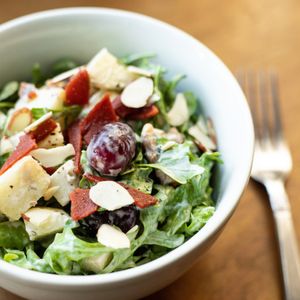 Apple & Grape Salad
 at TLC Vegan Kitchen in Richardson