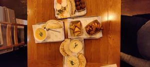 Mezze vegan at Umi Falafel - George's St Arcade in Dublin