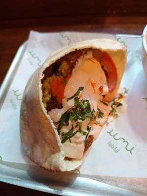 Palestinian Falafel at Umi Falafel - George's St Arcade in Dublin