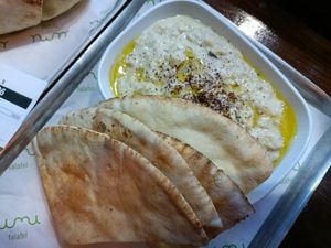 Baba ghanoush at Umi Falafel - George's St Arcade in Dublin