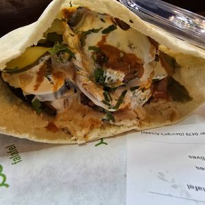 The Palestinian at Umi Falafel - George's St Arcade in Dublin