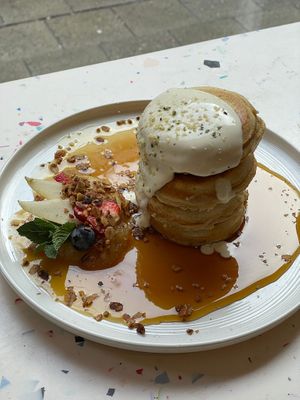 Vegan Pancakes ♥️  at Greenfinch in Berlin