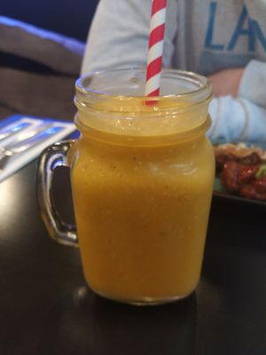 Mango laasi at Veggo Sizzle in Five Dock