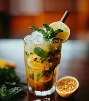 Passionfruit Mojito at Veggo Sizzle in Five Dock