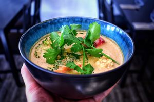 Thai Red Curry at Veggo Sizzle in Five Dock