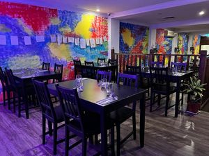 Upper Side Dining Area at Veggo Sizzle in Five Dock