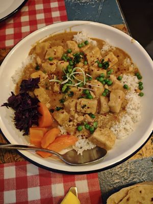 Main dish at Jabiru Café in Strasbourg