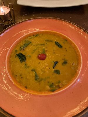 Spinach and toor dal - so thick and delicious  at Kayal in Nottingham