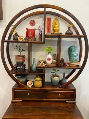 Cute decor at Jié Xià Shū Shí 結夏蔬食 in Puli