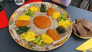 Vegan Platter at Gebeta in Zurich