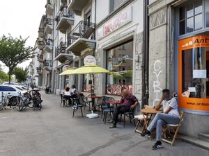 Exterior at Gebeta in Zurich