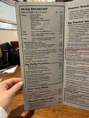 All day breakfast has vegetarian and vegan options  at Jack's Café in Cusco