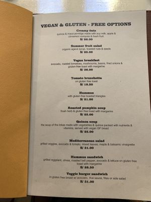   at Jack's Café in Cusco