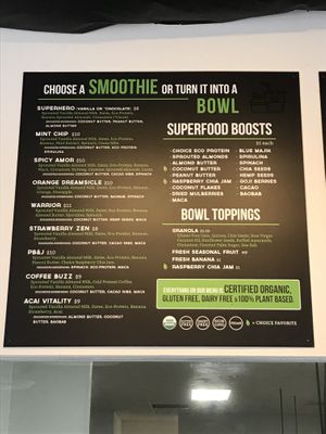 Options on options 😯 at Choice Juicery  in Carlsbad