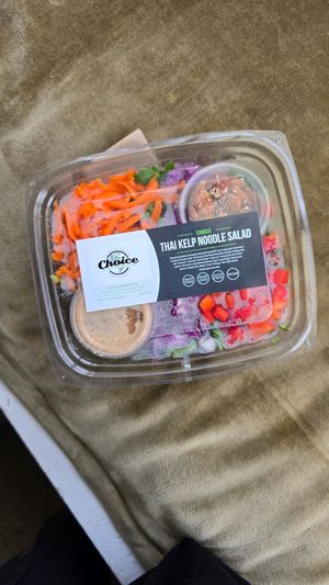 Thai kelp noodle salad at Choice Juicery  in Carlsbad