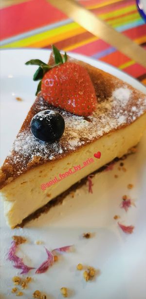 Cheesecake at Soul Food by Aris in Zurich