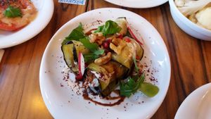 Muhamara Stuffed Eggplant  at Muito BEY in Lisbon