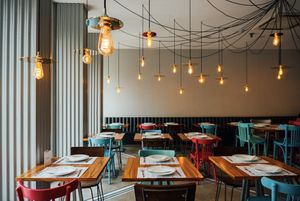 Inside Muito BEY Lisbon. at Muito BEY in Lisbon