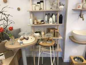 Very cozy inside  at 4minutes Cafe in Budapest